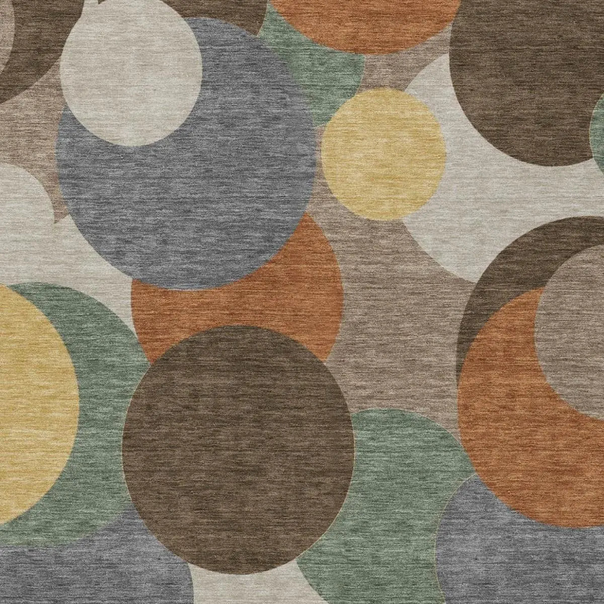 5' X 8' Chocolate And Brown Geometric Washable Indoor Outdoor Area Rug Homeroots Outdoor