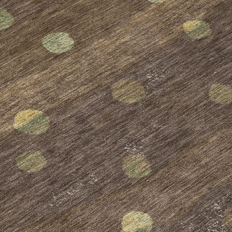 5' X 8' Chocolate And Navy Blue Striped Washable Indoor Outdoor Area Rug Homeroots Outdoor