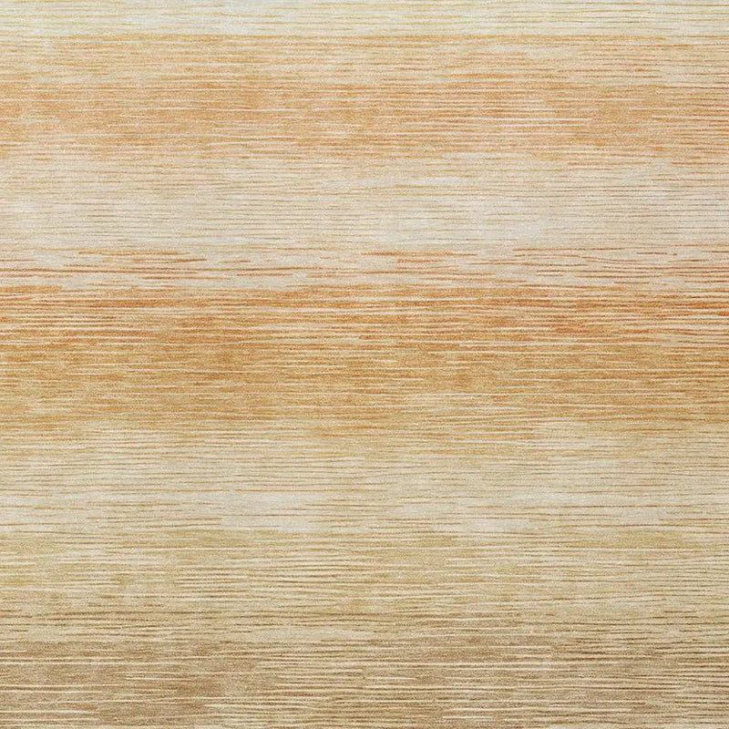 5' X 8' Copper And Orange Striped Washable Indoor Outdoor Area Rug Homeroots Outdoor