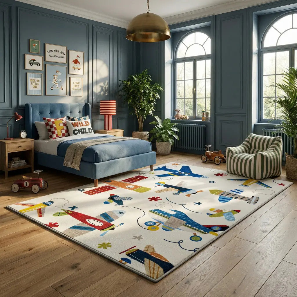 5' X 8' Cream Abstract Area Rug Homeroots Home Decor