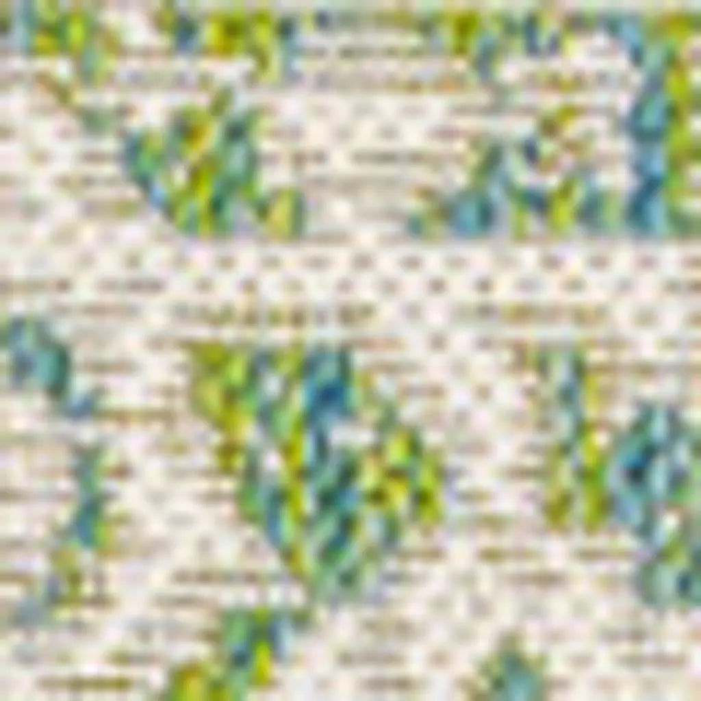 5' X 8' Cream And Green Medallion Indoor Outdoor Area Rug Homeroots Outdoor