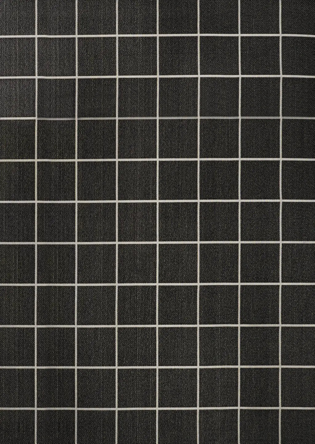 5' X 8' Dark Gray And Cream Plaid Indoor Outdoor Area Rug Homeroots Outdoor