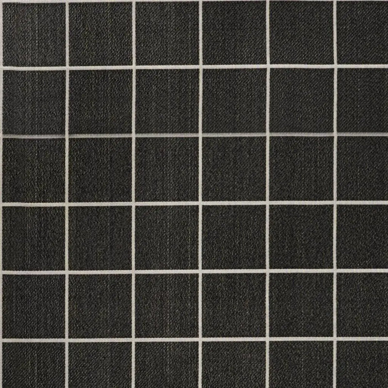 5' X 8' Dark Gray And Cream Plaid Indoor Outdoor Area Rug Homeroots Outdoor
