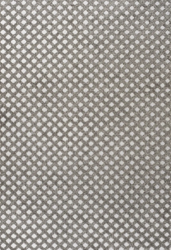 5' X 8' Dark Gray And Ivory Trellis Indoor Outdoor Area Rug - GreatEagleInc