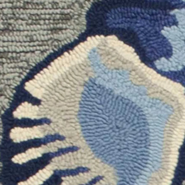 5' X 8' Gray Abstract Handmade Indoor Outdoor Area Rug Homeroots Outdoor