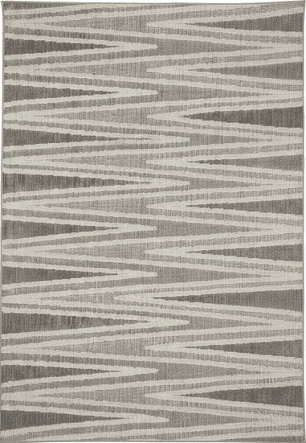 5' X 8' Gray And Beige Abstract Area Rug Homeroots Home Decor