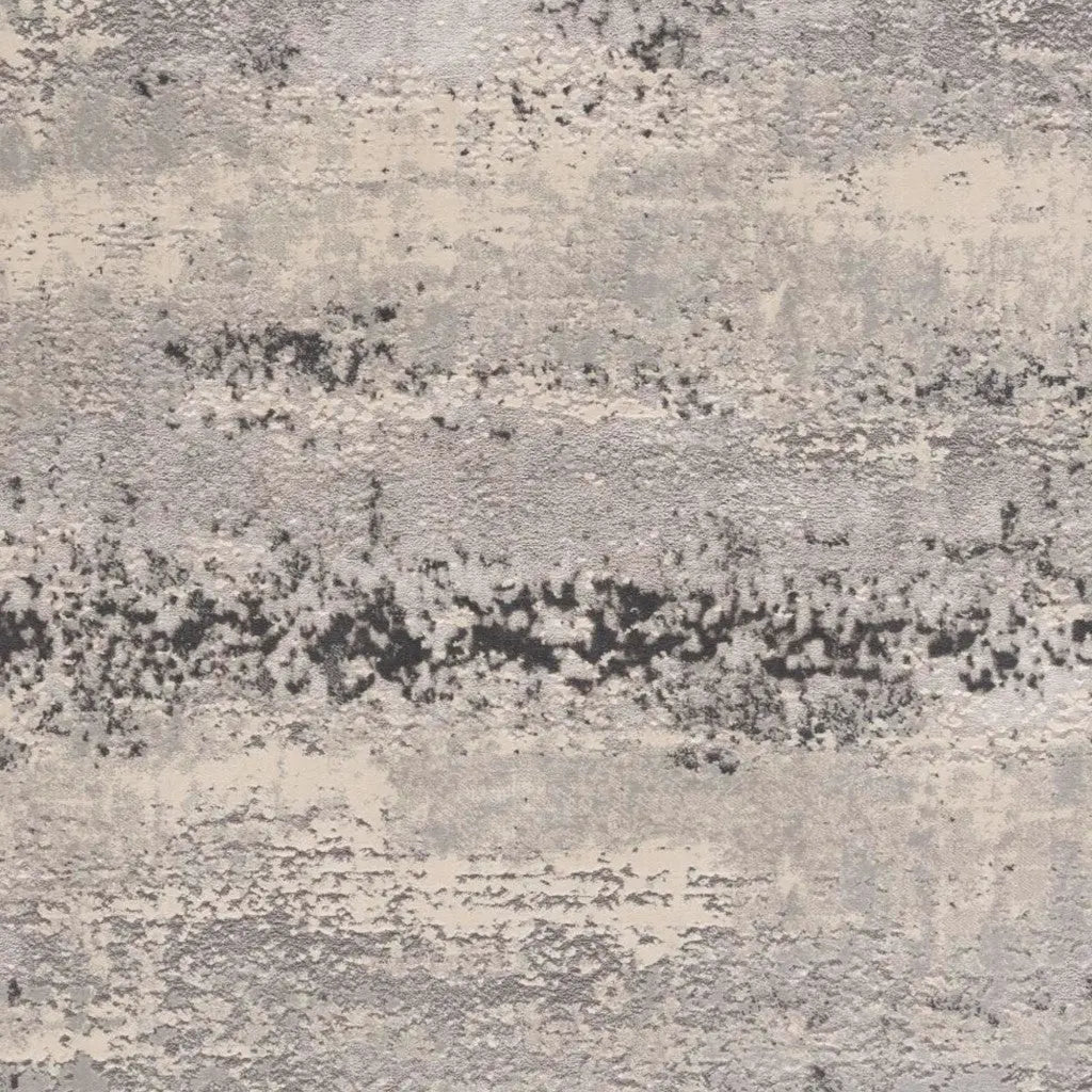 5' X 8' Gray And Beige Abstract Area Rug Homeroots Home Decor