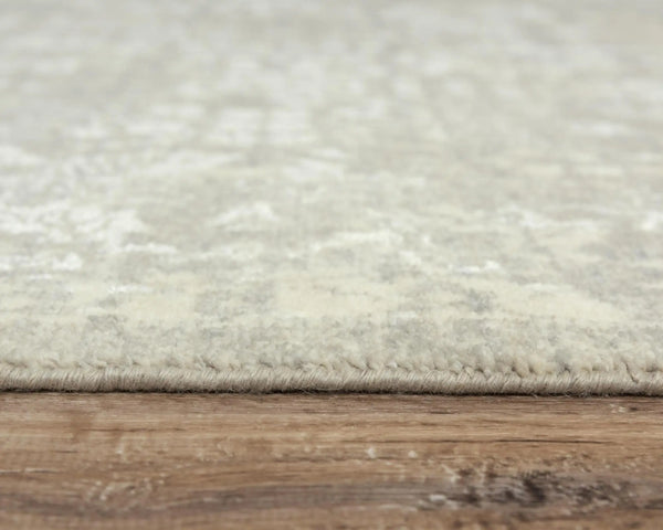 5' X 8' Gray And Beige New Zealand Lambs Wool Oriental Hand Carved Handmade Area Rug Homeroots Home Decor