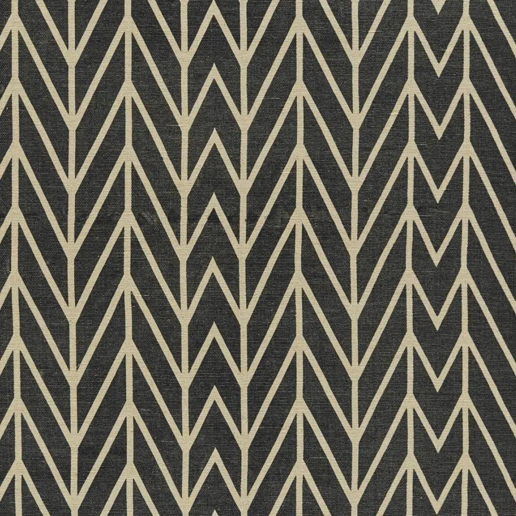 5' X 8' Gray And Black Chevron Hand Woven Area Rug Homeroots Home Decor