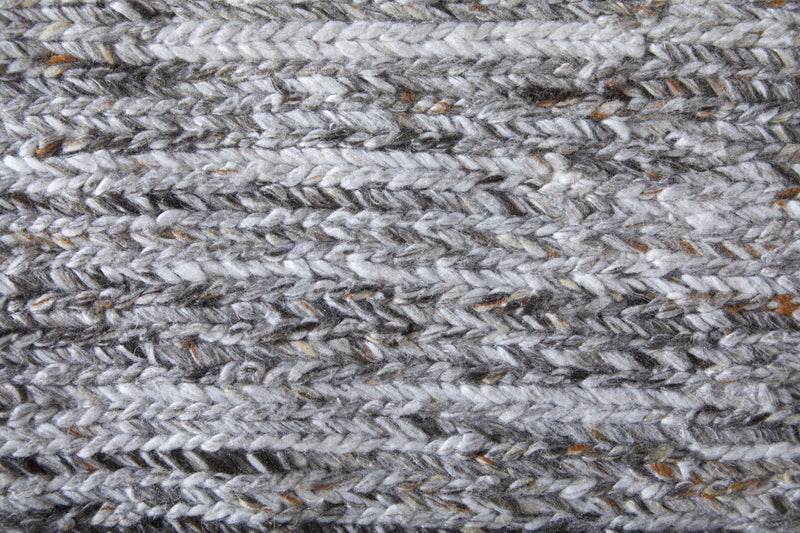 5' X 8' Gray And Brown Handmade Indoor Outdoor Area Rug Homeroots Outdoor