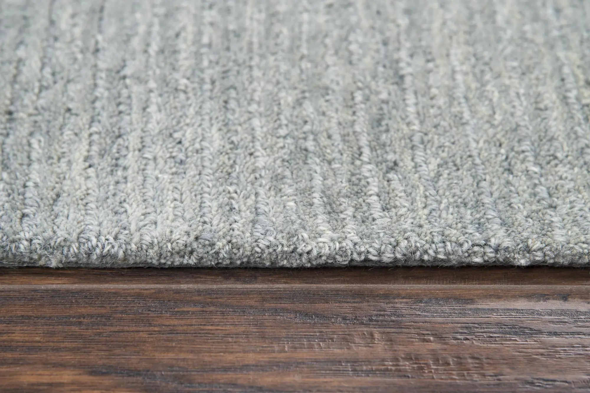 5' X 8' Gray And Dark Gray Wool Hand Tufted Area Rug Homeroots Home Decor
