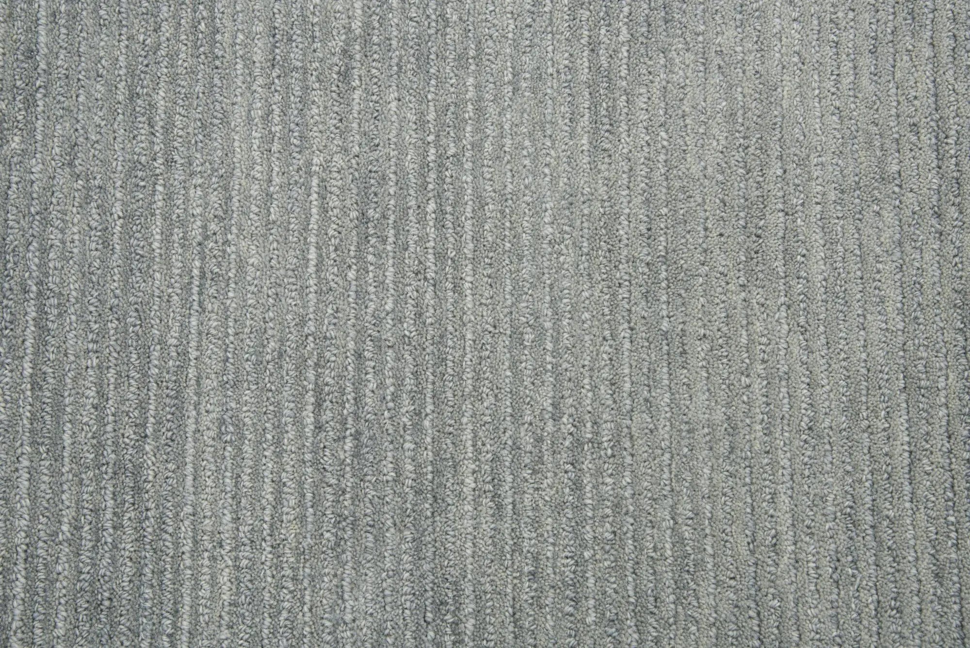 5' X 8' Gray And Dark Gray Wool Hand Tufted Area Rug Homeroots Home Decor