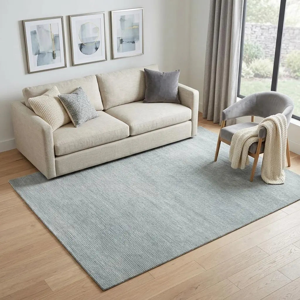 5' X 8' Gray And Dark Gray Wool Hand Tufted Area Rug Homeroots Home Decor