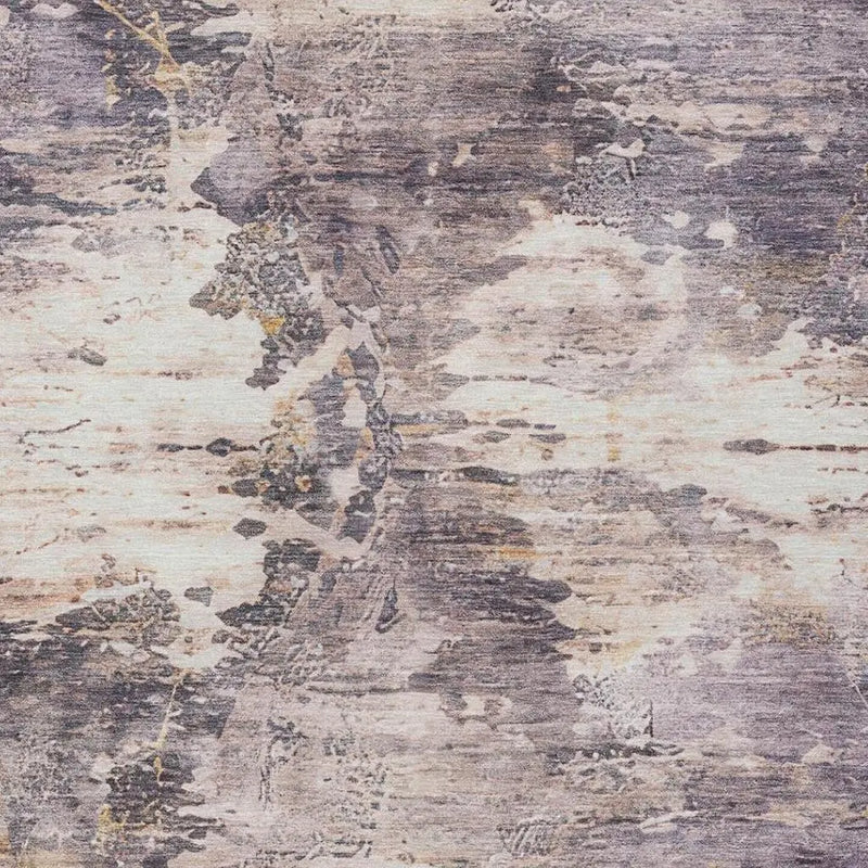 5' X 8' Gray And Tan Abstract Washable Indoor Outdoor Area Rug Homeroots Outdoor