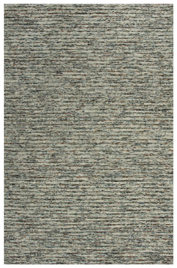 5' X 8' Gray Blue And Brown Wool Hand Tufted Area Rug Homeroots Home Decor