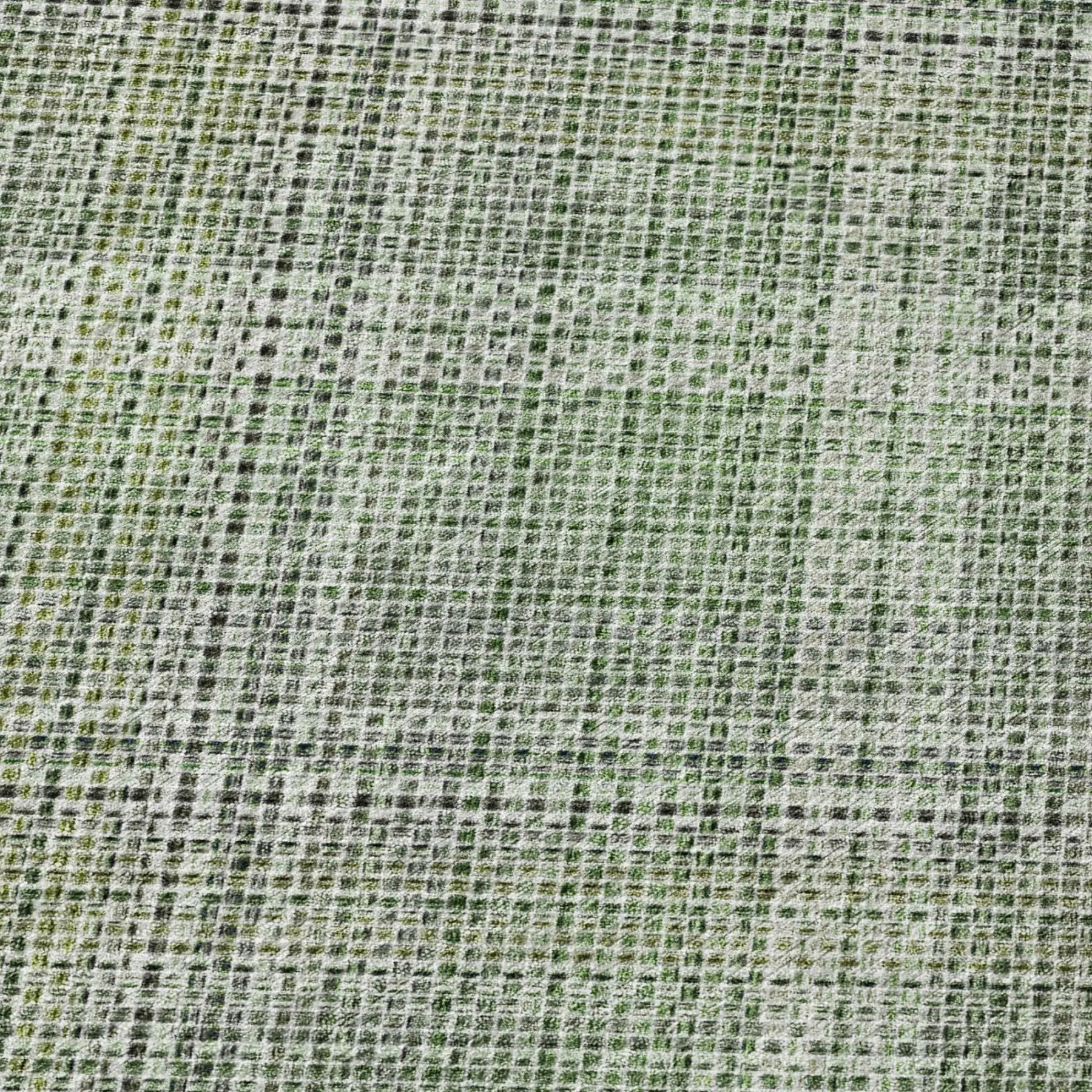 5' X 8' Green And Beige Plaid Washable Indoor Outdoor Area Rug Homeroots Outdoor