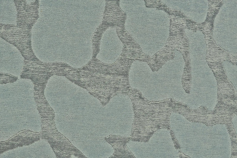 5' X 8' Green And Blue Abstract Hand Knotted Area Rug Homeroots Home Decor