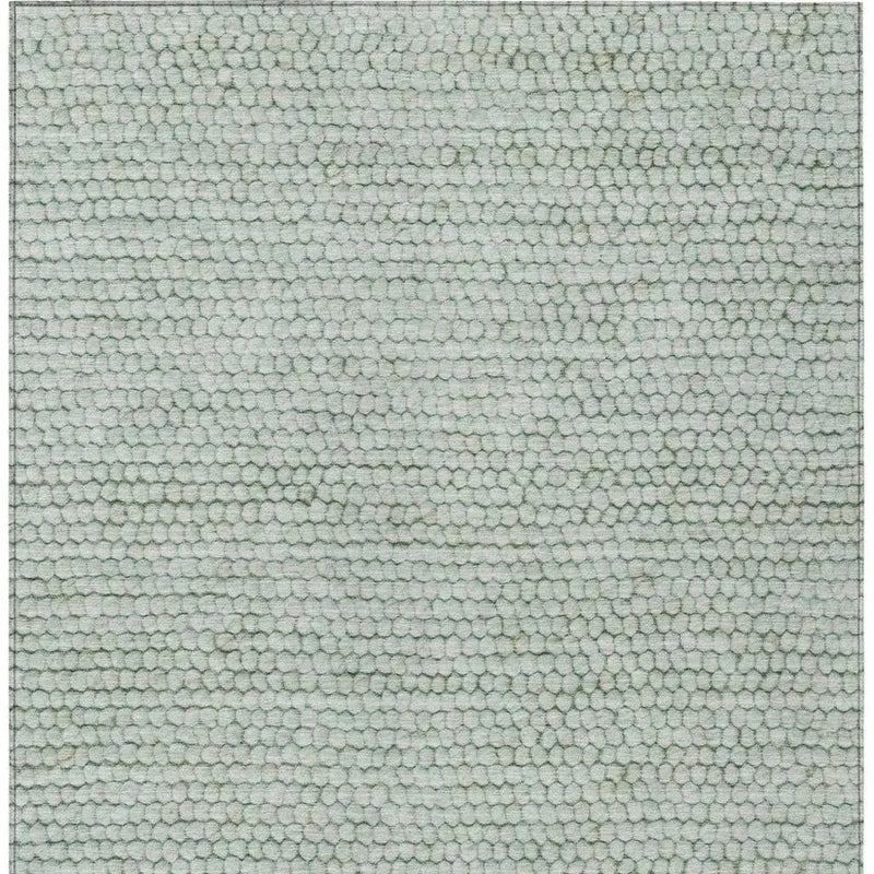 5' X 8' Green And Blue Striped Washable Indoor Outdoor Area Rug Homeroots Outdoor
