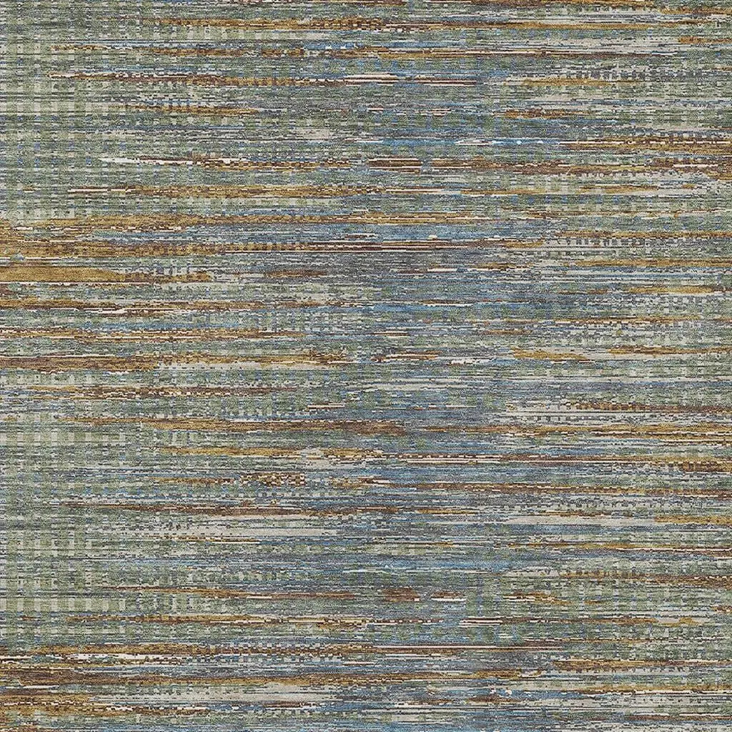 5' X 8' Green And Gray Abstract Washable Indoor Outdoor Area Rug Homeroots Outdoor
