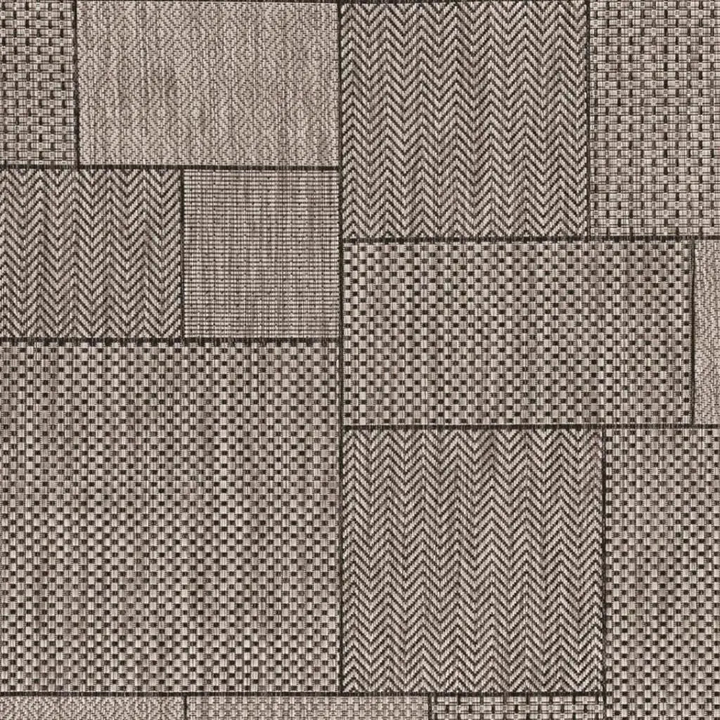 5' X 8' Grey Geometric Patterns Area Rug Homeroots Outdoor