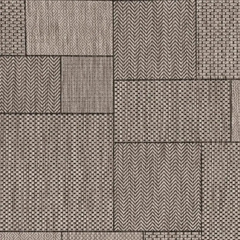 5' X 8' Grey Geometric Patterns Area Rug Homeroots Outdoor