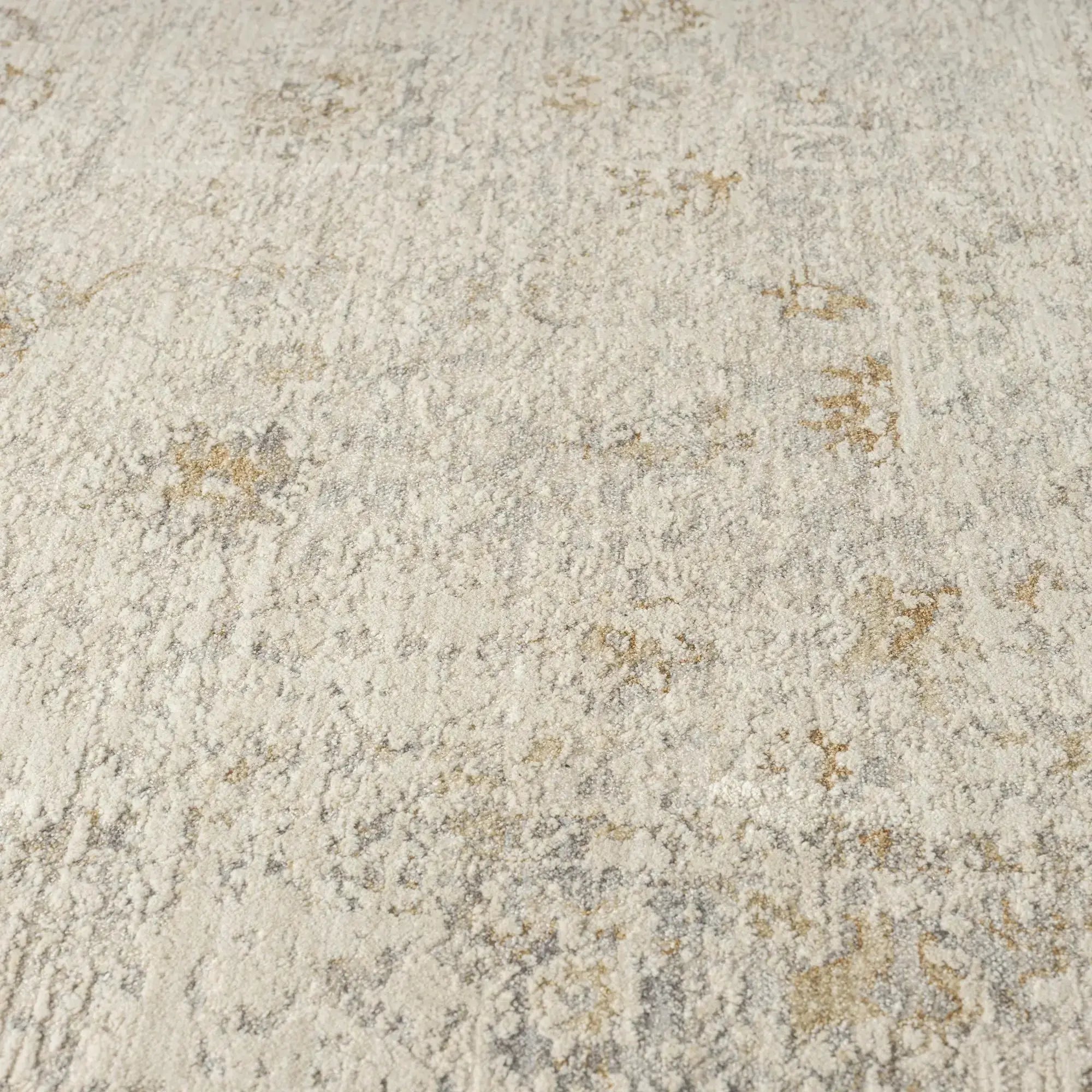 5' X 8' Ivory And Beige Abstract Area Rug Homeroots Home Decor