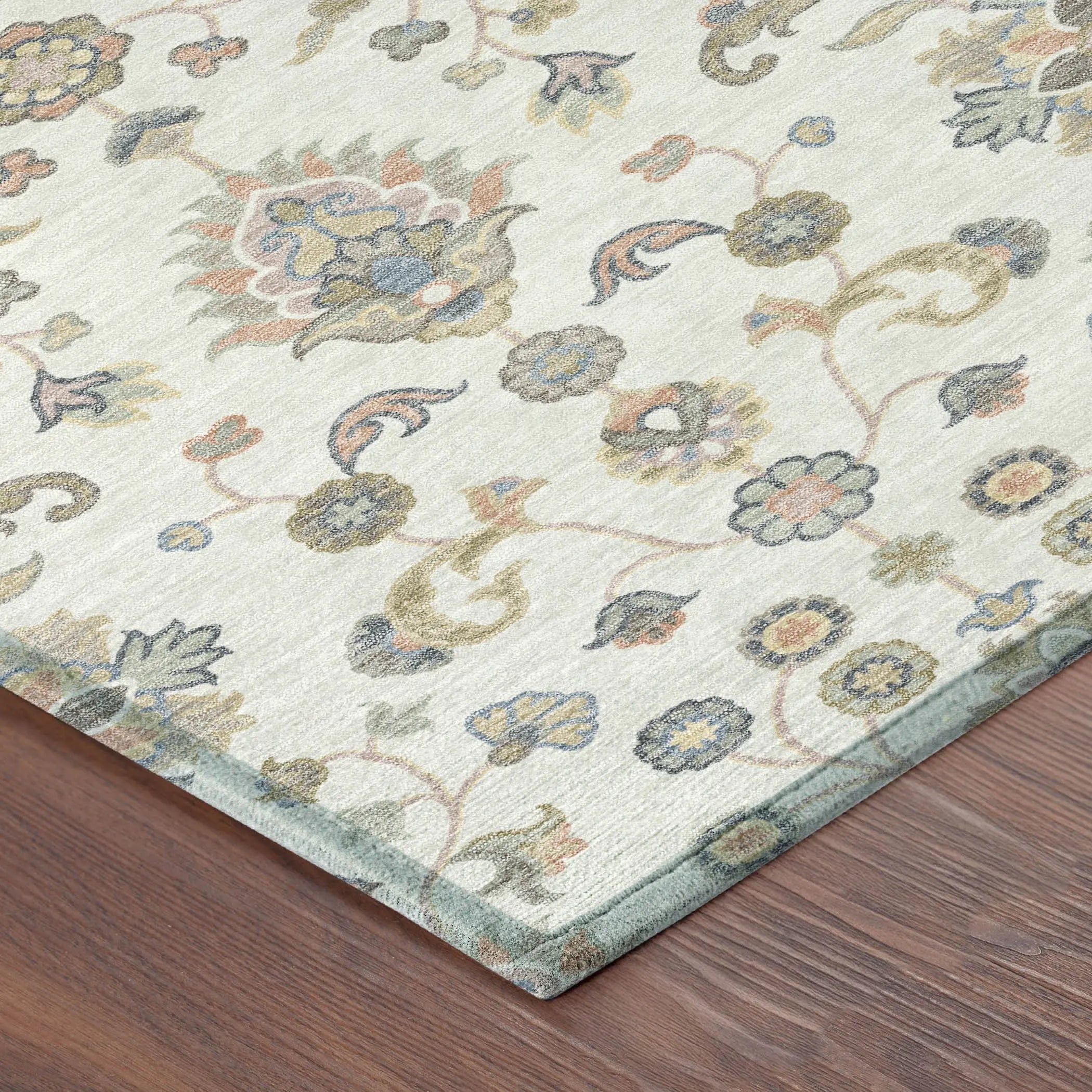 5' X 8' Ivory And Beige Abstract Washable Indoor Outdoor Area Rug Homeroots Outdoor