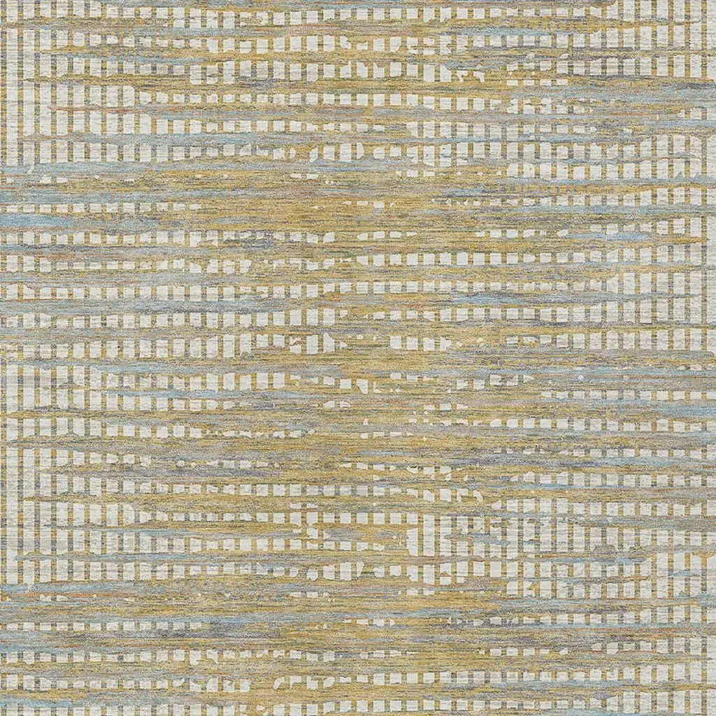 5' X 8' Ivory And Beige Abstract Washable Indoor Outdoor Area Rug Homeroots Outdoor