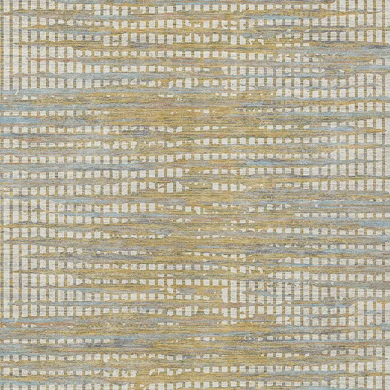 5' X 8' Ivory And Beige Abstract Washable Indoor Outdoor Area Rug Homeroots Outdoor