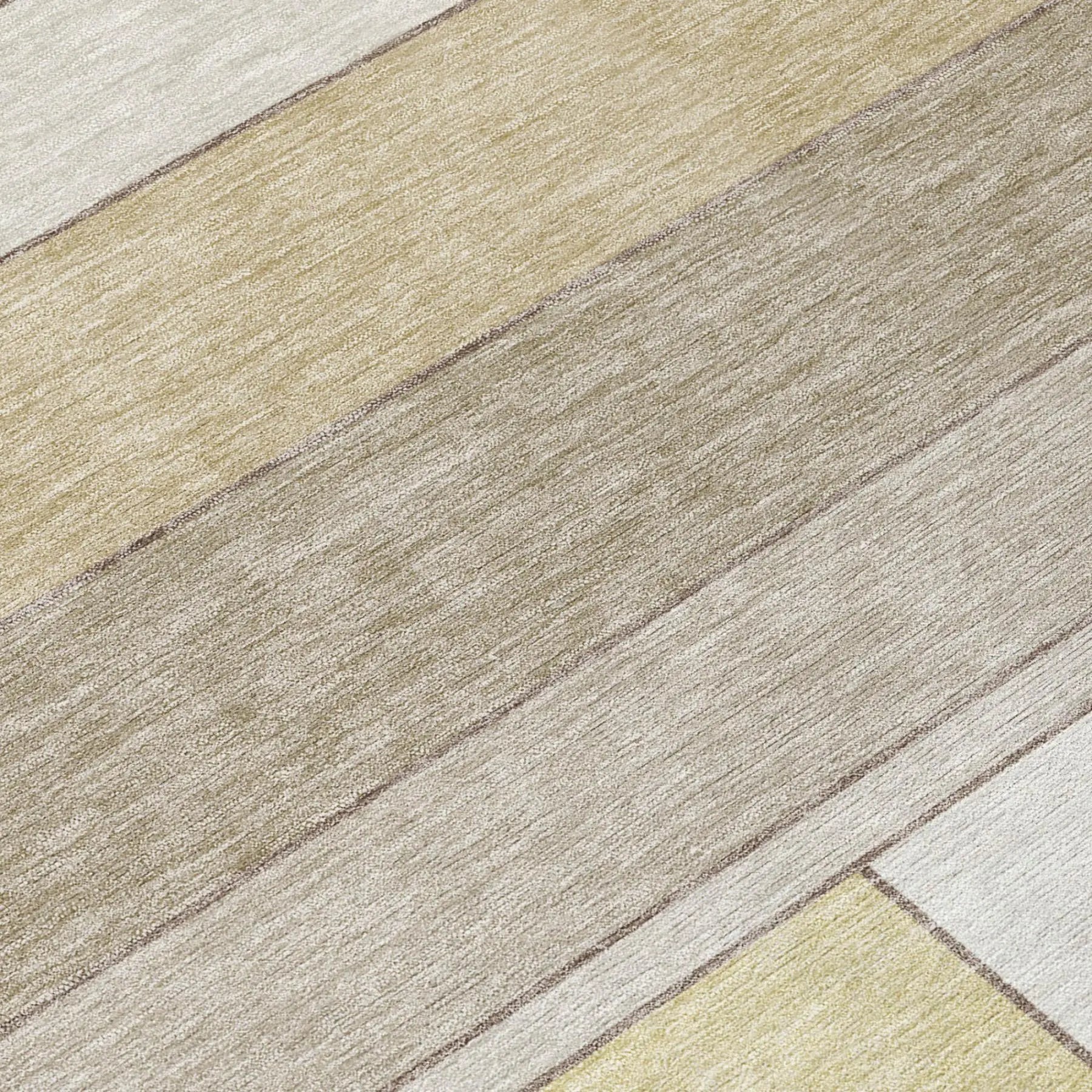 5' X 8' Ivory And Beige Geometric Washable Indoor Outdoor Area Rug Homeroots Outdoor