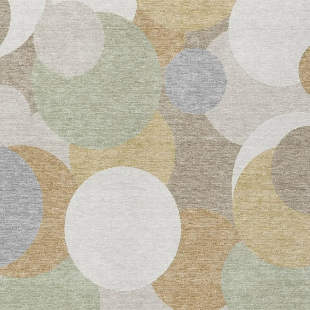 5' X 8' Ivory And Beige Geometric Washable Indoor Outdoor Area Rug Homeroots Outdoor