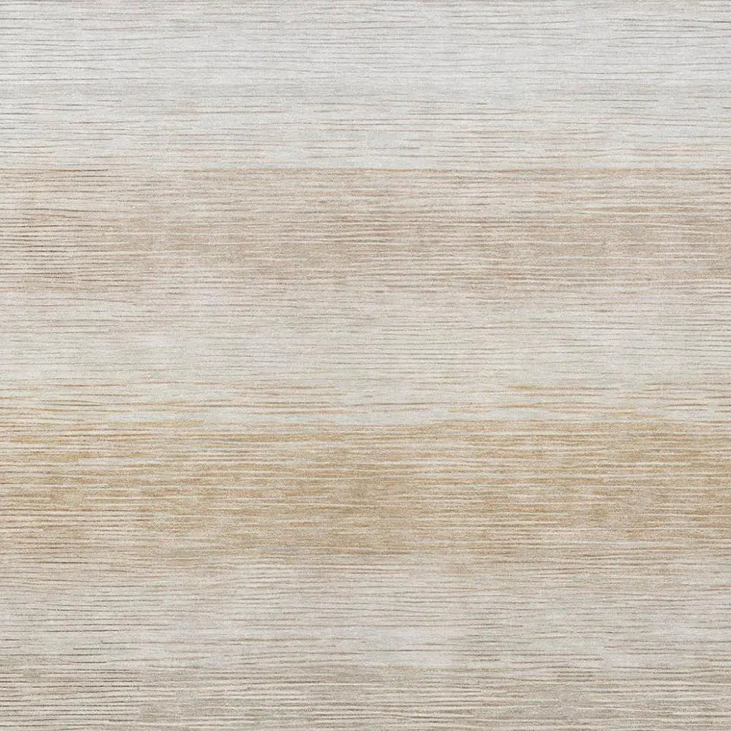5' X 8' Ivory And Beige Striped Washable Indoor Outdoor Area Rug Homeroots Outdoor