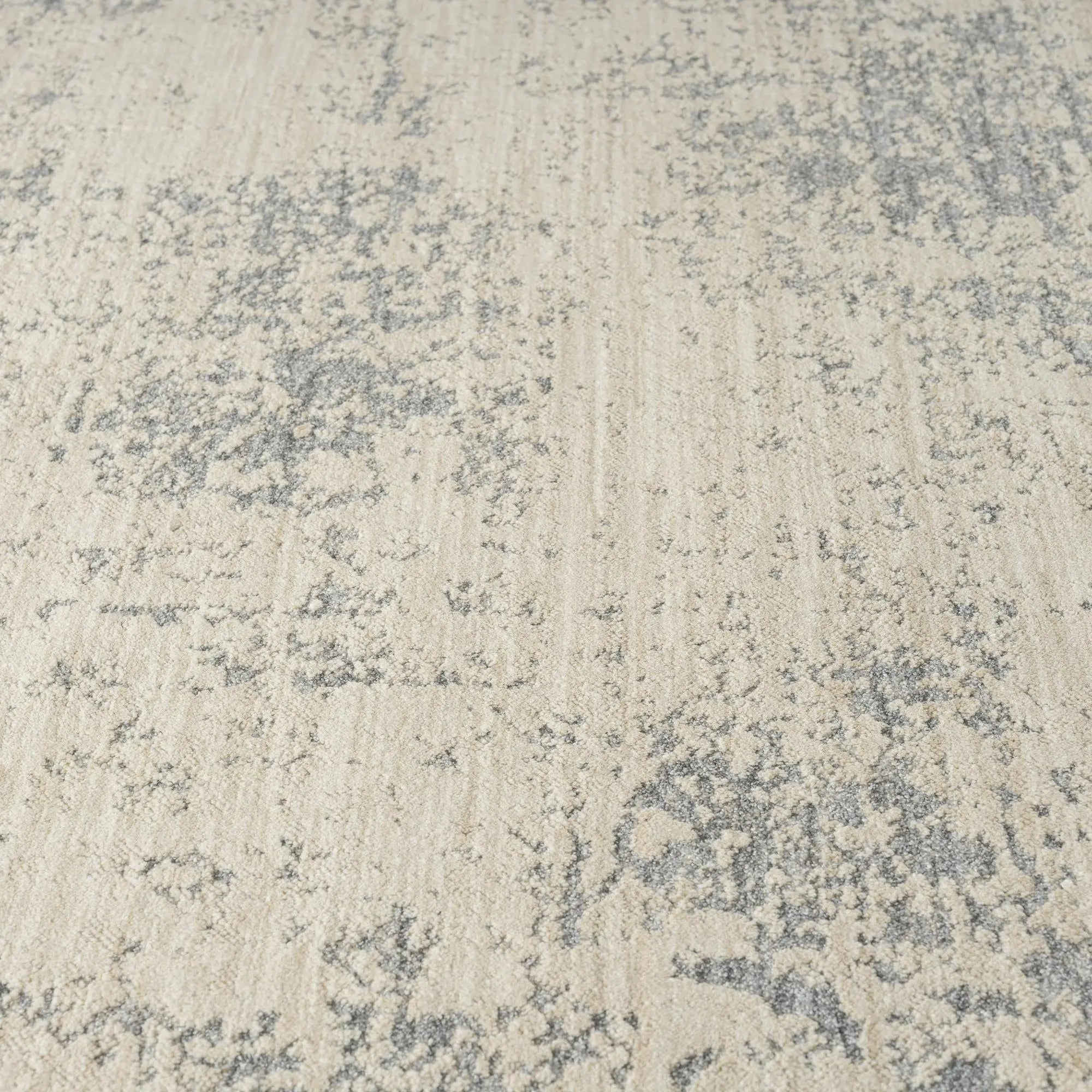 5' X 8' Ivory And Blue Abstract Area Rug Homeroots Home Decor