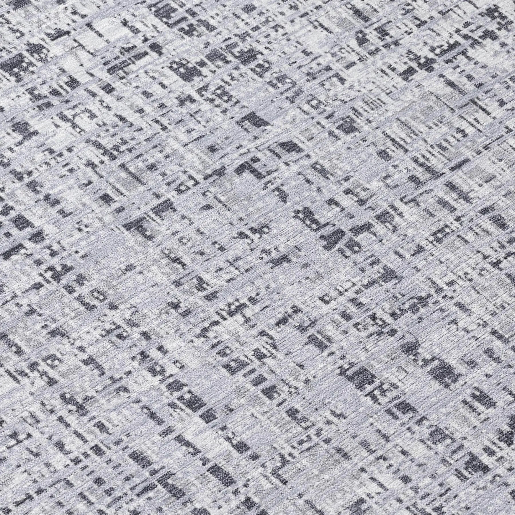 5' X 8' Ivory And Gray Abstract Washable Indoor Outdoor Area Rug Homeroots Outdoor