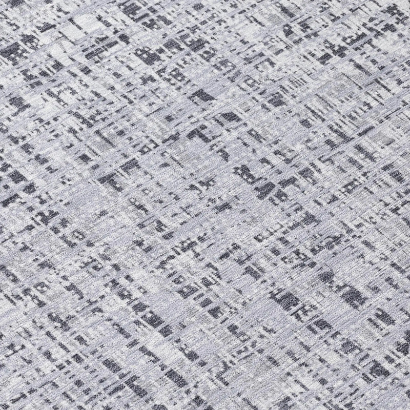 5' X 8' Ivory And Gray Abstract Washable Indoor Outdoor Area Rug Homeroots Outdoor