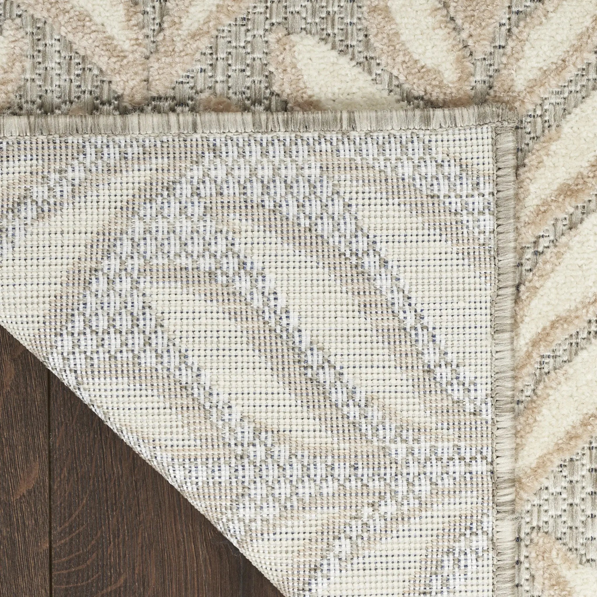 5' X 8' Ivory And Grey Floral Stain Resistant Non Skid Area Rug Homeroots Outdoor