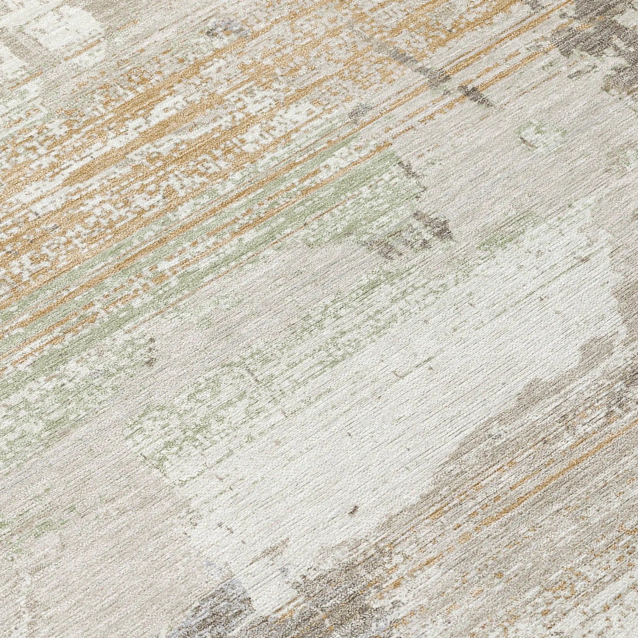 5' X 8' Ivory And Linen Abstract Washable Indoor Outdoor Area Rug Homeroots Outdoor
