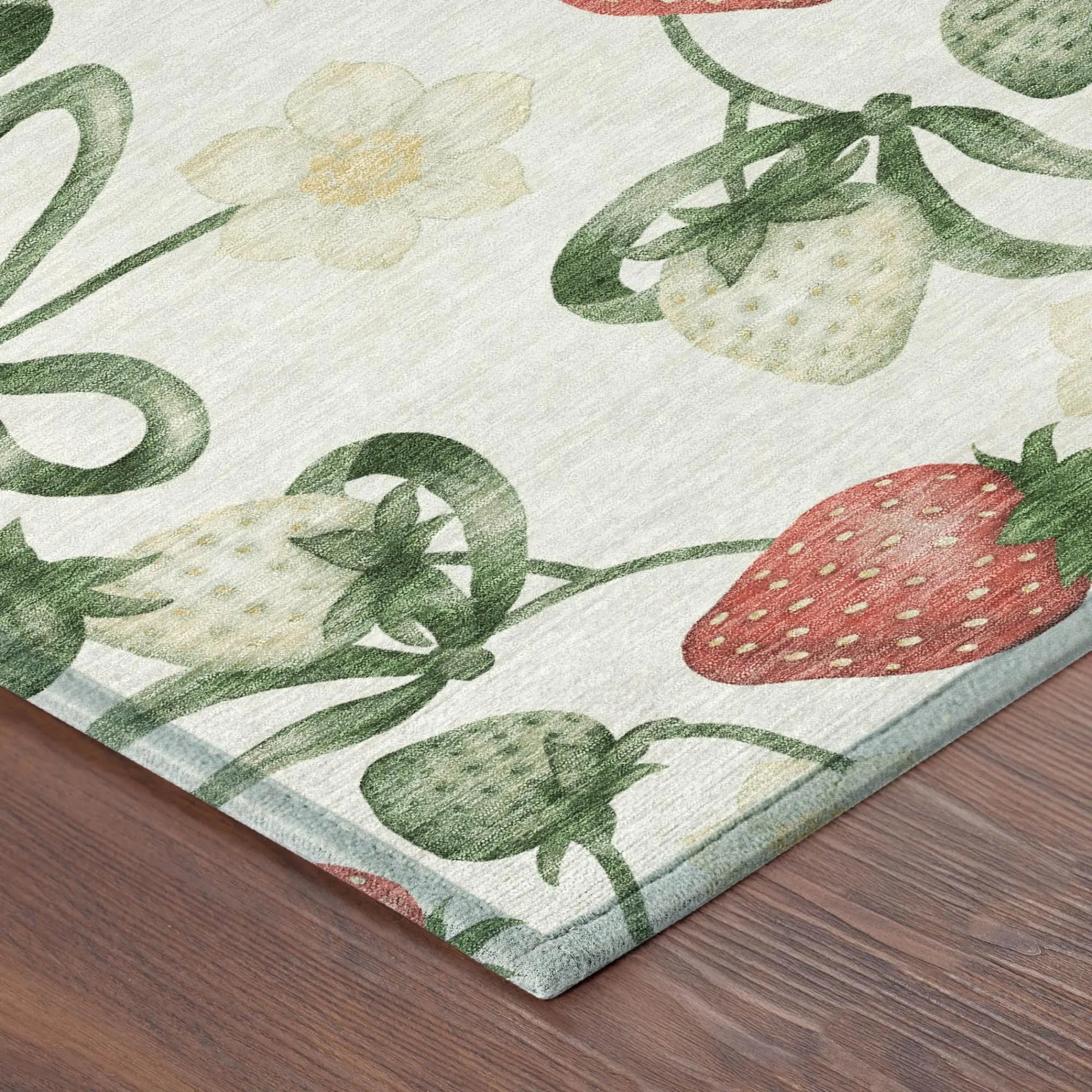 5' X 8' Ivory And Linen Floral Washable Indoor Outdoor Area Rug Homeroots Outdoor