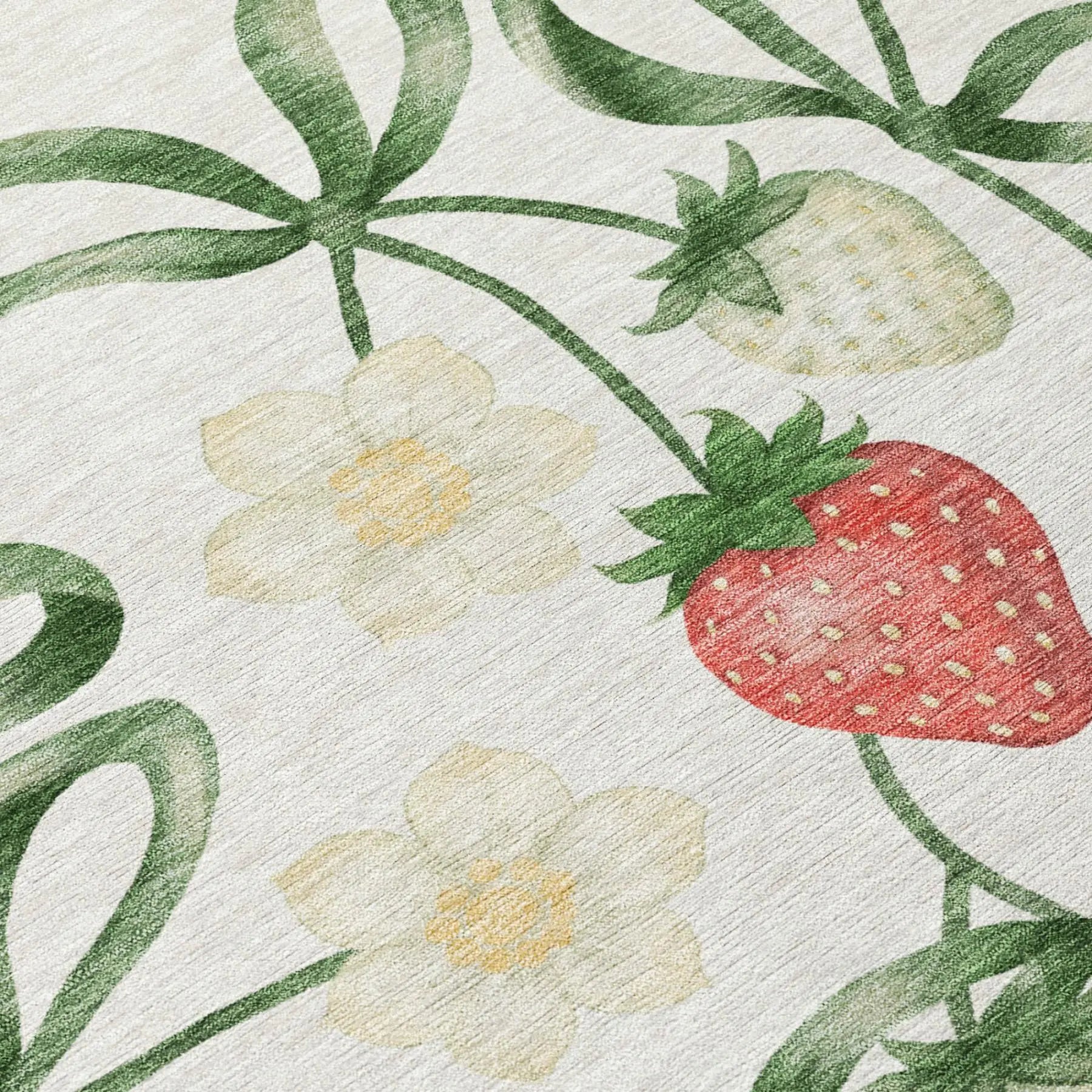 5' X 8' Ivory And Linen Floral Washable Indoor Outdoor Area Rug Homeroots Outdoor