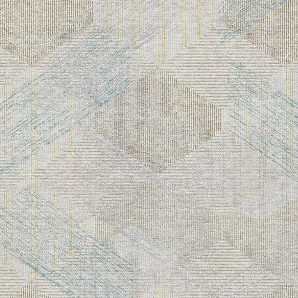 5' X 8' Ivory And Linen Geometric Washable Indoor Outdoor Area Rug Homeroots Outdoor