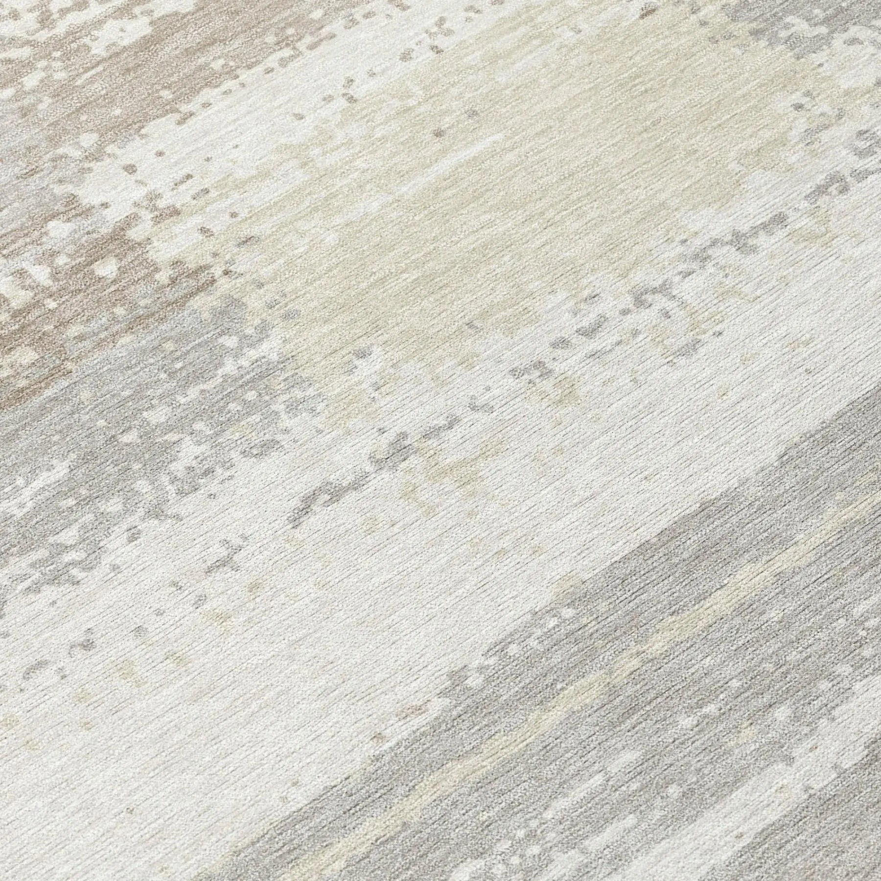 5' X 8' Ivory And Silver Geometric Washable Indoor Outdoor Area Rug Homeroots Outdoor