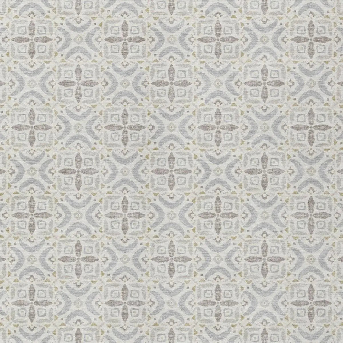 5' X 8' Ivory And Silver Geometric Washable Indoor Outdoor Area Rug Homeroots Outdoor