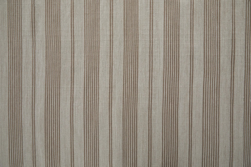 5' X 8' Ivory And Taupe Striped Hand Woven Area Rug Homeroots Outdoor