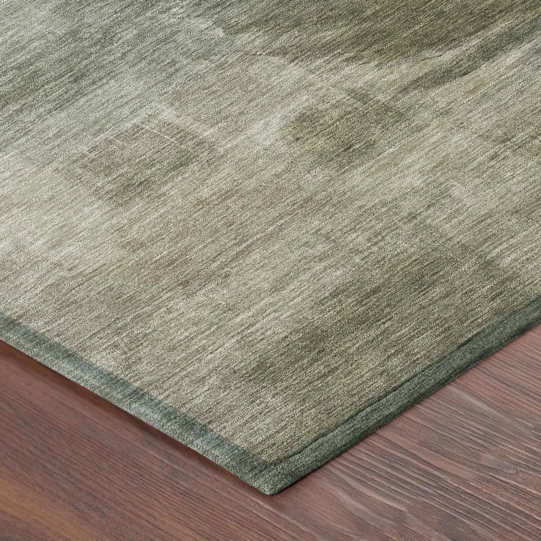 5' X 8' Khaki And Brown Botanical Leaves Washable Indoor Outdoor Area Rug Homeroots Outdoor