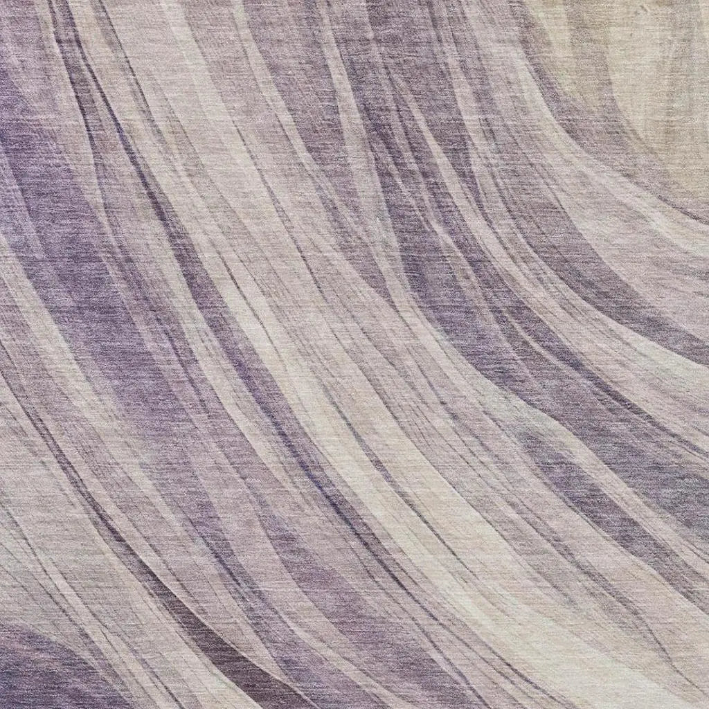 5' X 8' Lavender And Purple Abstract Washable Indoor Outdoor Area Rug Homeroots Outdoor