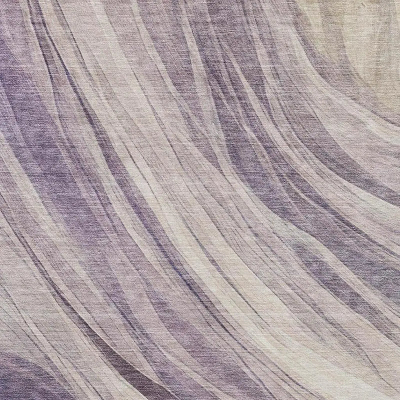 5' X 8' Lavender And Purple Abstract Washable Indoor Outdoor Area Rug Homeroots Outdoor
