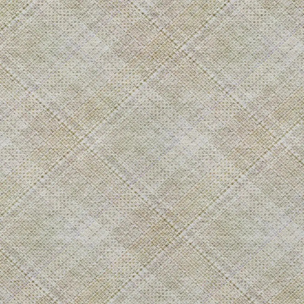 5' X 8' Linen And Ivory Plaid Washable Indoor Outdoor Area Rug Homeroots Outdoor