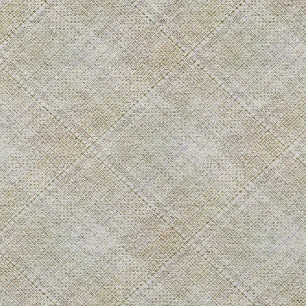 5' X 8' Linen And Ivory Plaid Washable Indoor Outdoor Area Rug Homeroots Outdoor