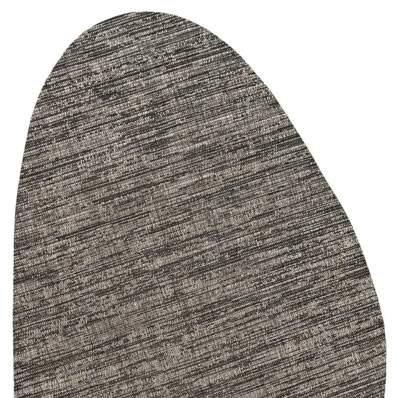 5' X 8' Natural And Black Medallion Indoor Outdoor Area Rug Homeroots Outdoor