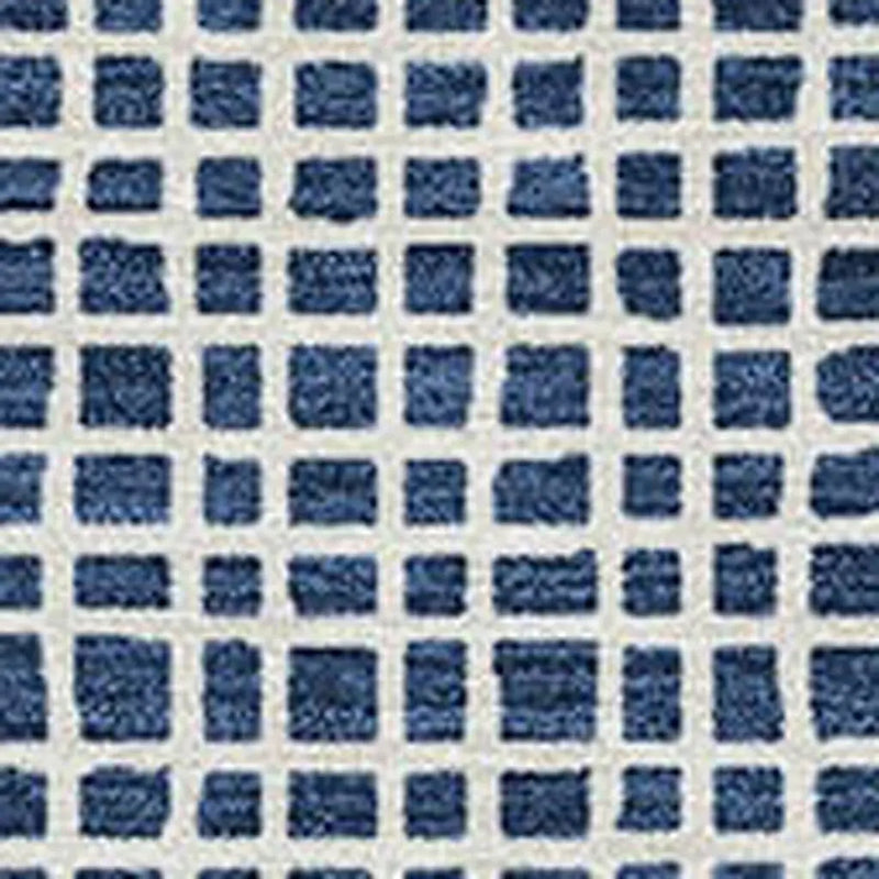 5' X 8' Navy Blue And Ivory Striped Washable Indoor Outdoor Area Rug Homeroots Outdoor